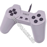Джойстик для PS One (PSX) стандартный белый (PS One Controller)