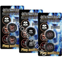 Насадки на стики 3D Jelly ProCap 4 Skull для PS4 (2 шт)