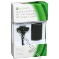 Набор Xbox 360 Charging Kit 2в1 (аккумулятор + кабель зарядки)