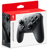 Геймпад беспроводной Nintendo Switch Pro Controller (Черный, Оригинал)