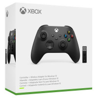 Геймпад Microsoft Xbox Controller + Wireless Adapter for Windows 10