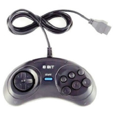 Джойстик 8 bit (форма Sega) узкий разъем 9 pin