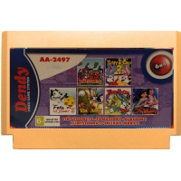 Сборник игр 8-bit AA-2497  [6 в 1] - Tiny Toon/Tiny Toon-2/Tom & Jerry/Aladdin/Flintstones 2/Felix vs Jerry-2