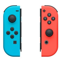 Контроллеры Joy-Con для Nintendo Switch (Neon Red / Neon Blue) (аналог, 2 шт.)