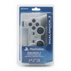 Беспроводной геймпад для PS3 — аналог DualShock 3 (серебристый)