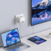 Сетевой разветвитель-тройник 7в1 с USB и Type-C