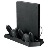 Вертикальная подставка с охлаждением для PS4 Slim (KJHPS4-03)