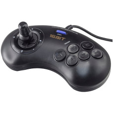 Джойстик проводной Arcade Max Retro Genesis Sega (16 Bit)