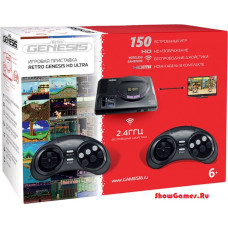 Игровая приставка 16 bit Retro Genesis HD Ultra (150 игр)