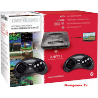 Игровая приставка 16 bit Retro Genesis HD Ultra 2 (50 игр)