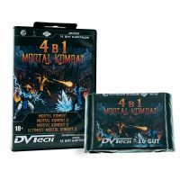 Коллекционный картридж 16BC-002 «Mortal Kombat 4 в 1» [16-bit]