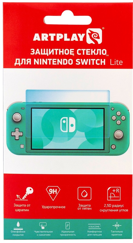 Защитное стекло для Nintendo Switch Lite (Artplays NSL-TG1)