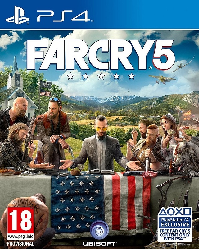 Б/У Far Cry 5 (PS4, русская версия)