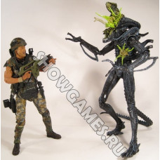 Aliens. Corporal Dwayne Hicks vs Xenomorph Warrior (Капрал Хикс против Чужого)
