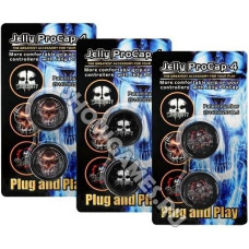 Насадки на стики 3D Jelly ProCap 4 Skull для PS4 (2 шт)