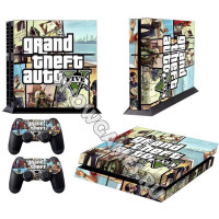 Виниловая наклейка PS4 "GTA 5"