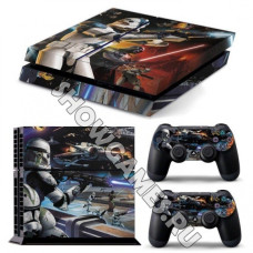 Виниловая наклейка PS4 Star Wars