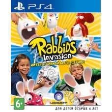 Б/У Rabbids Invasion (требуется PS Camera) (PS4, русская версия)