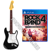Rock Band 4 Stratocaster Bundle (Гитара + игра) [PS4]