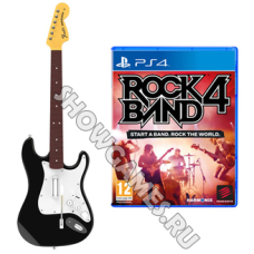 Rock Band 4 Stratocaster Bundle (Гитара + игра) [PS4]
