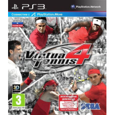 Virtua Tennis 4 (с поддержкой PS Move) [PS3] - Б/У