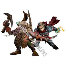 World of Warcraft Series 8. Фигурки Gnome Rogue vs. Kobold Miner 2-Pack