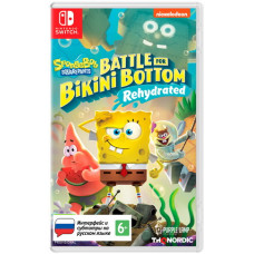 SpongeBob SquarePants Battle For Bikini Bottom - Rehydrated (Nintendo Switch, русская версия)