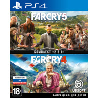 Комплект игр Far Cry 4 + Far Cry 5 (Русская версия) [PS4]