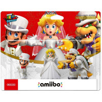 Amiibo набор Марио / Пич / Боузер На свадьбе (Super Mario Collection)