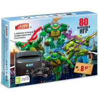 Игровая приставка 8-bit Turtles (80 игр)