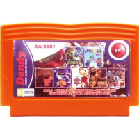 Сборник игр 8-bit AA-2601 [7 в 1] - Mortal Kombat/Turtles 4/Mario Bros./Chip & Dale 2/Tank 90/Darkwin Duck/Lode Runer