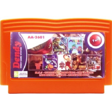 Сборник игр 8-bit AA-2601 [7 в 1] - Mortal Kombat/Turtles 4/Mario Bros./Chip & Dale 2/Tank 90/Darkwin Duck/Lode Runer