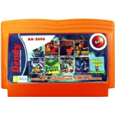 Сборник игр 8 в 1 (AA-2606) - MK 4, 5/Turtles 1/Lode Runer/Darkwing Duck/Contra/Tank 90/Duck Hunt