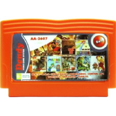Сборник игр 8 в 1 (AA-2607) - MK 3, 5/Chip Dale 2/Mario Bros/Contra/Turtles 4/Tank 90/Arkanoid