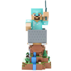 Фигурка подставка для геймпада/телефона Minecraft: Steve in Diamond Armour (Cable Guys) Фигурка подставка для геймпада/телефона Minecraft: Steve in Diamond Armour (Cable Guys)