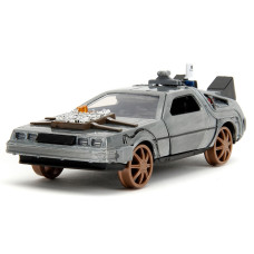 Модель Машинки Hollywood Rides 1:32 Time Machine Back To The Future-3 Railroad wheels (34786)