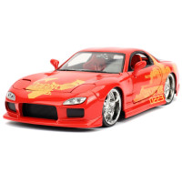 Модель Машинки Форсаж 1:24 FF 1993 Mazda RX-7 Orange Julius's JLS (30747)