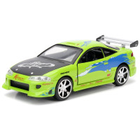 Металлическая модель машинки Jada Fast & Furious: 1995 Mitsubishi Eclipse — Green (1:32)