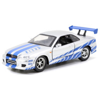 Модель Машинки Форсаж 1:32 FF 2002 Nissan Skyline GTR R34 (97184)