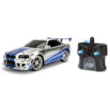 Радиоуправляемая модель машинки Форсаж 1:24 FF R/C 2002 Nissan Skyline GT-R (BNR34) (99371)