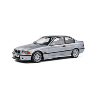 Модель автомобиля 1:18 BMW E36 M3 Coupe Silver 1990 (Solido)