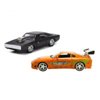 Набор машинок Форсаж 1:32 FF Dodge Charger / Toyota Supra (31981)