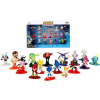 Набор металлических коллекционных фигурок Jada Nano Metalfigs: Sonic The Hedgehog Wave 1 (18 шт, 4 см)