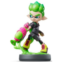 Фигурка Amiibo Инклинг-мальчик Неоново Зеленый / Inkling Boy Neon Green (Splatoon Collection)