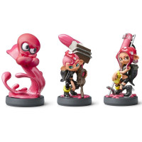 Набор Amiibo Осьмолинг-девочка + Осьмолинг-мальчик + Осьмолинг-осьминог (Splatoon Collection)
