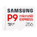 Карта памяти MicroSD Samsung P9 Express 256GB для Nintendo Switch 2 (800 MB/s)