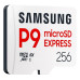 Карта памяти MicroSD Samsung P9 Express 256GB для Nintendo Switch 2 (800 MB/s)