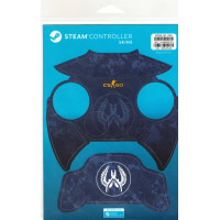 Комплект пластиковых накладок CSGO Blue Camo для Steam Controller