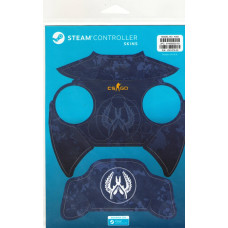 Комплект пластиковых накладок CSGO Blue Camo для Steam Controller