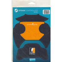 Комплект пластиковых накладок CSGO Blue/Orange для Steam Controller